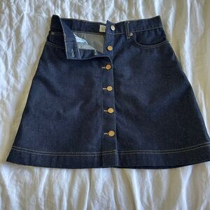 Birger Christensen denim mini skirt size 4